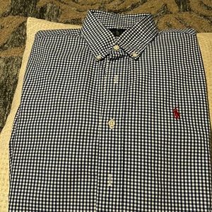 Men’s polo button down long sleeve